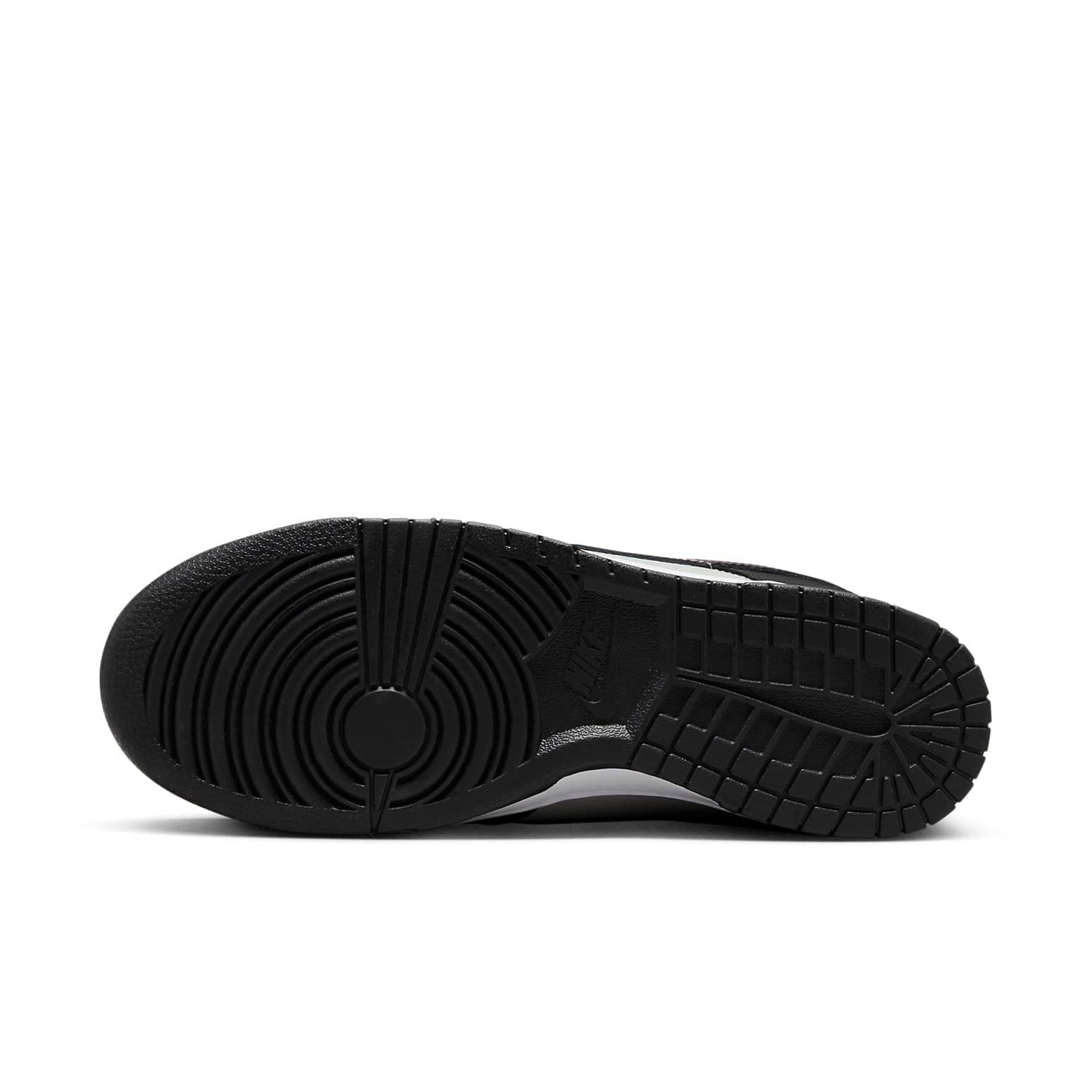 Nike Dunk Low 'Black Total Orange Mini Swoosh'