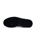 Air Jordan 1 Low 'Brushstroke Swoosh - Black Red'
