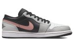 Air Jordan 1 Low 'Grey Fog Bleached Coral'
