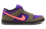 Nike Dunk Low Pro SB 'Medium Olive Atomic Red'
