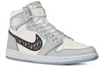 Dior x Air Jordan 1 High OG 'White Wolf  Grey'