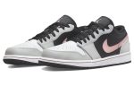 Air Jordan 1 Low 'Grey Fog Bleached Coral'