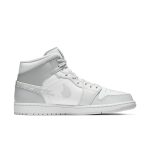 Air Jordan 1 Mid 'Swoosh Logo - Grey Camo'