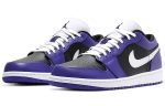Air Jordan 1 Low 'Court Purple Black'