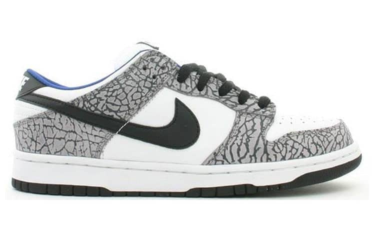 Nike x Supreme SB Dunk Low Pro 'White Cement'