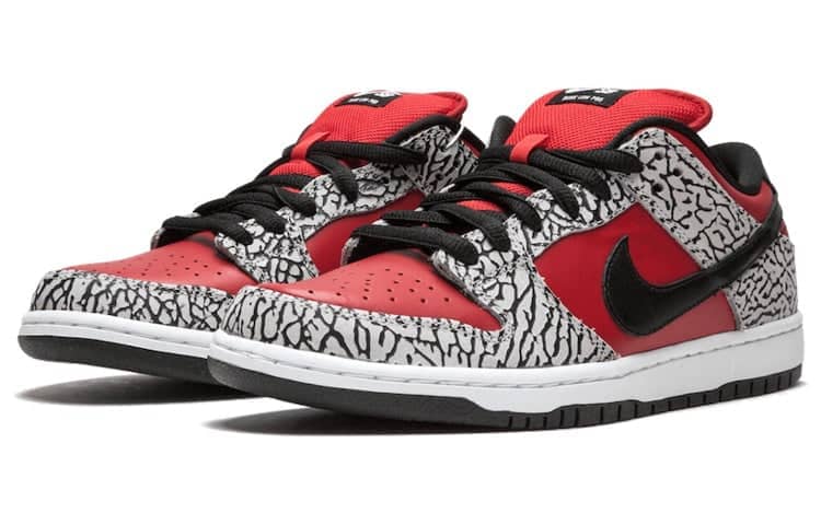 Nike x Supreme SB Dunk Low Premium 'Red Cement'