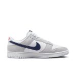Nike Dunk Low 'Mini Swoosh - White Grey Navy Aqua'