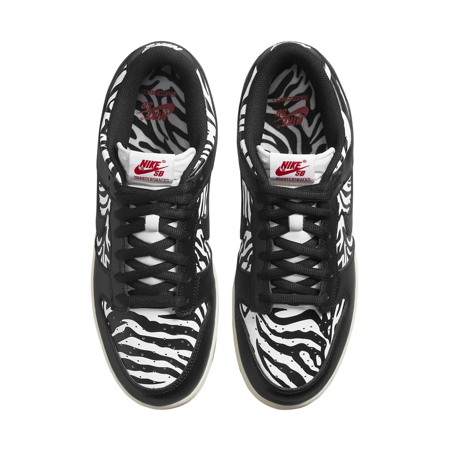 Nike X Quartersnacks SB Dunk Low 'Little Debbies Zebra Cakes'