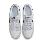 Nike Dunk Low 'Mini Swoosh - White Grey Navy Aqua'