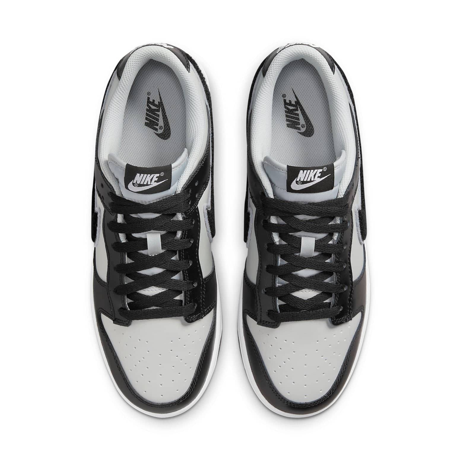 Nike Dunk Low 'Chenille Swoosh - Black Grey Fog'