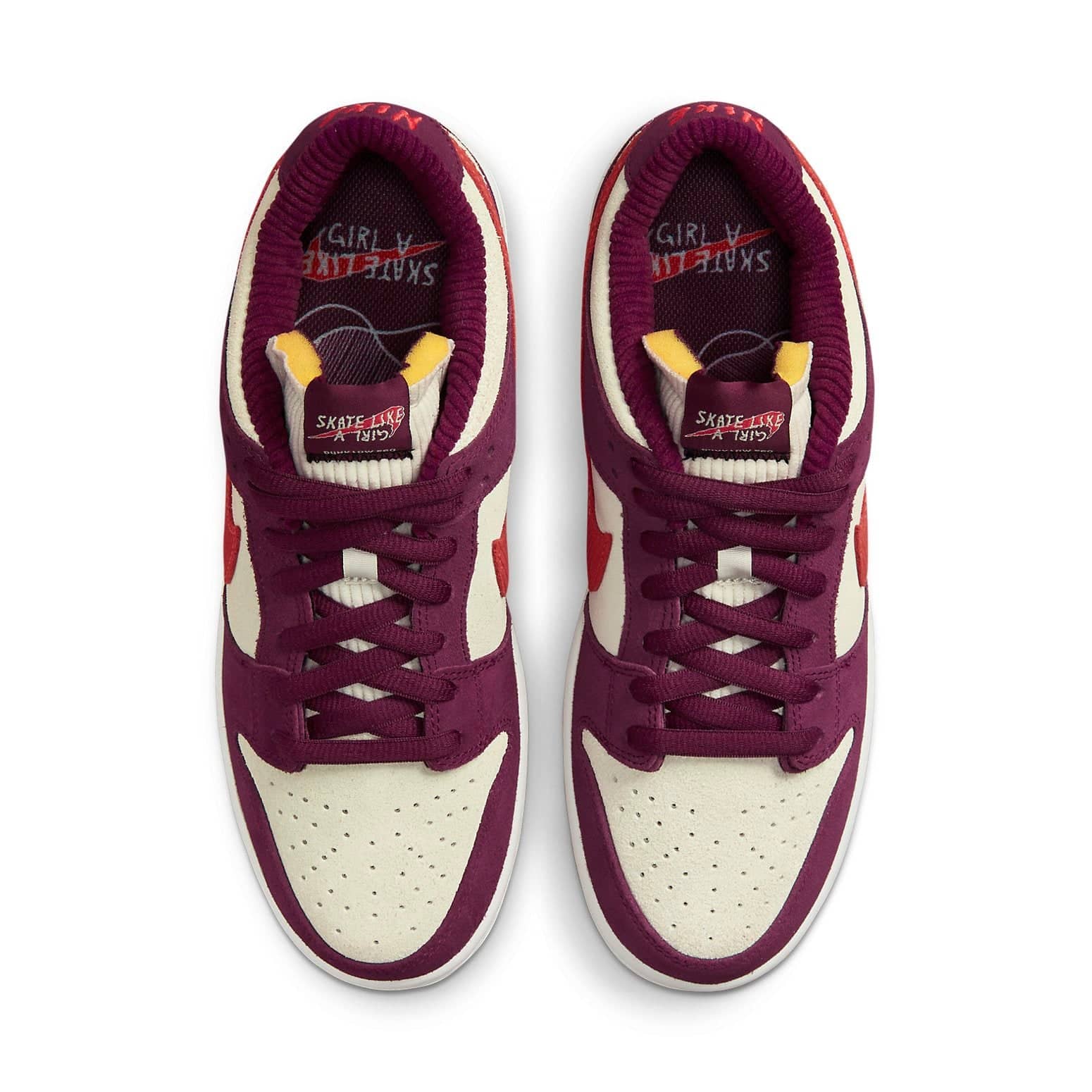 Nike SB Dunk Low 'Summit White Barely Rose University Red'