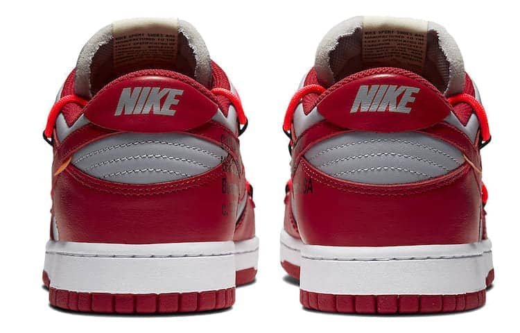Nike x Off-White Dunk Low 'University Red'