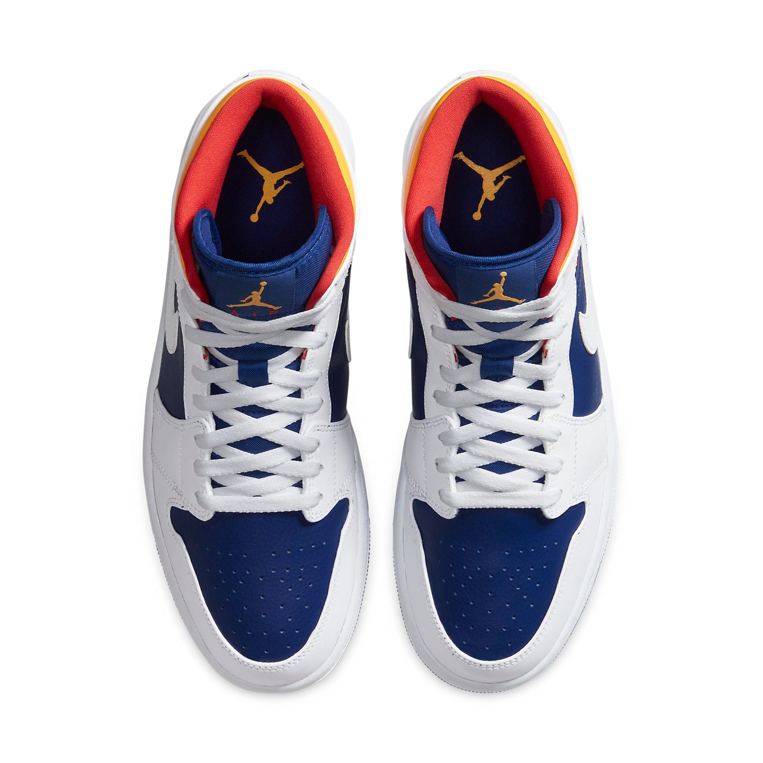 Air Jordan 1 Mid 'White Deep Royal Blue'