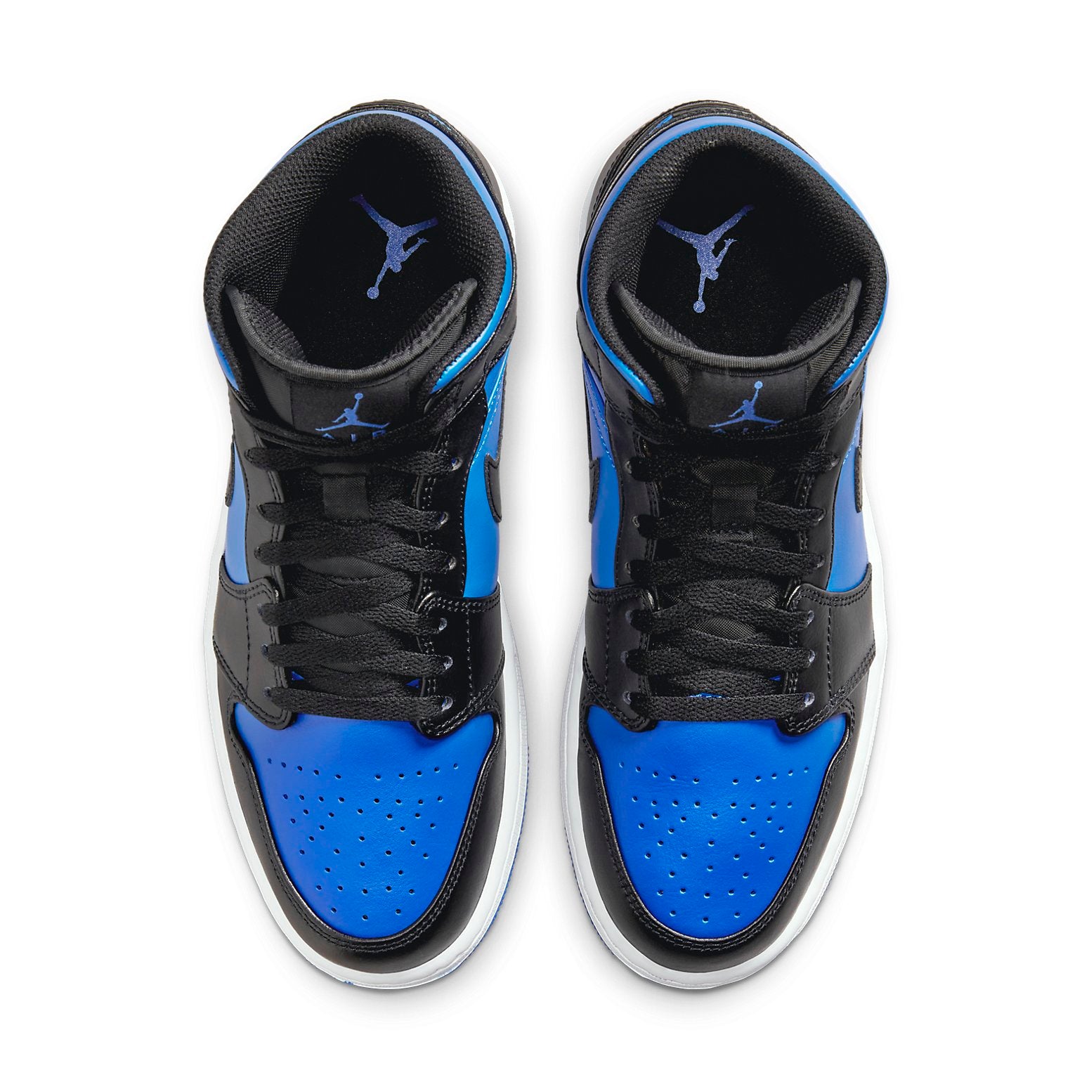 Air Jordan 1 Mid 'Black Varsity Royal'