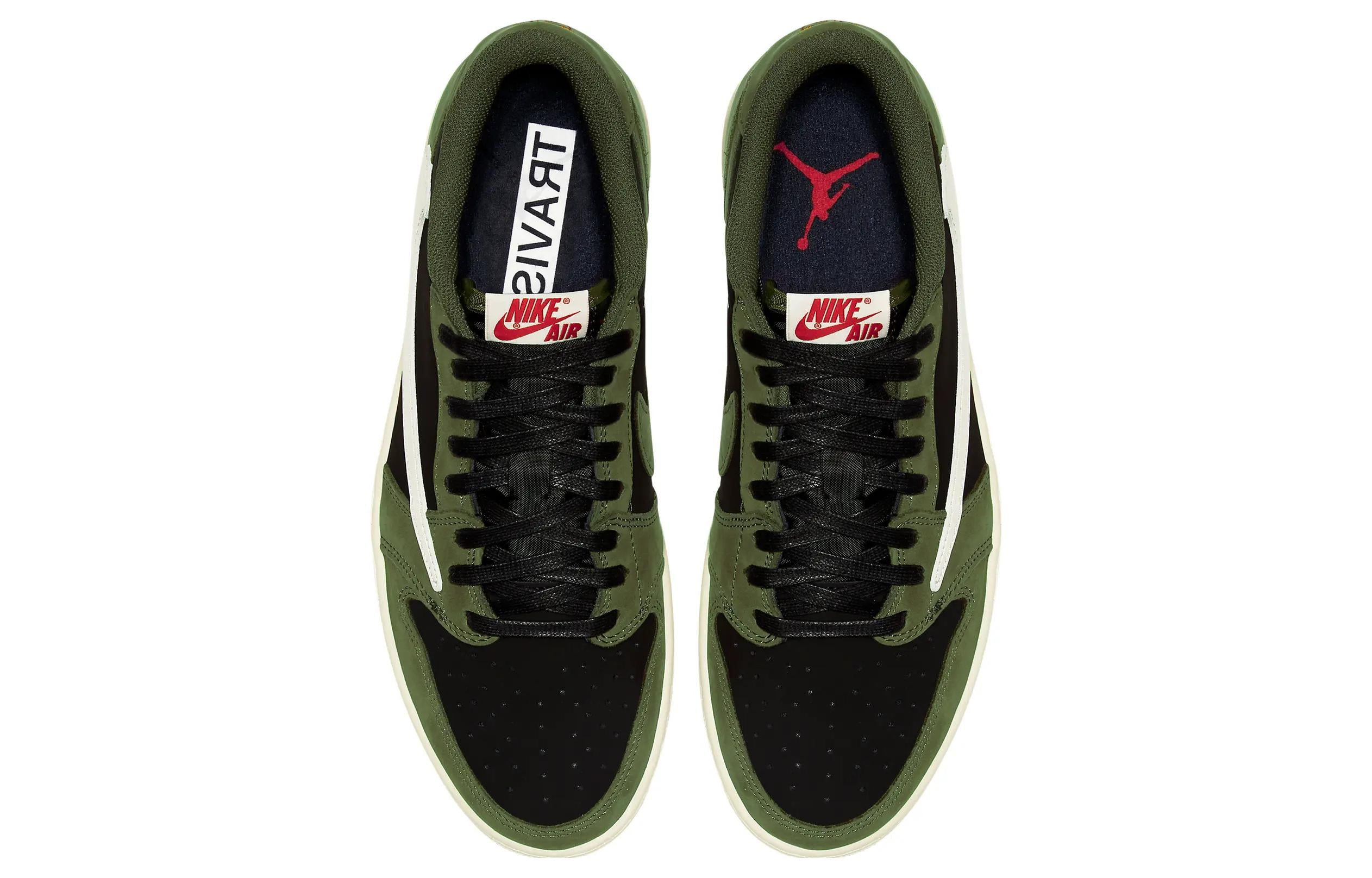 Air Jordan 1 Low OG x Travis Scott 'Olive Green'
