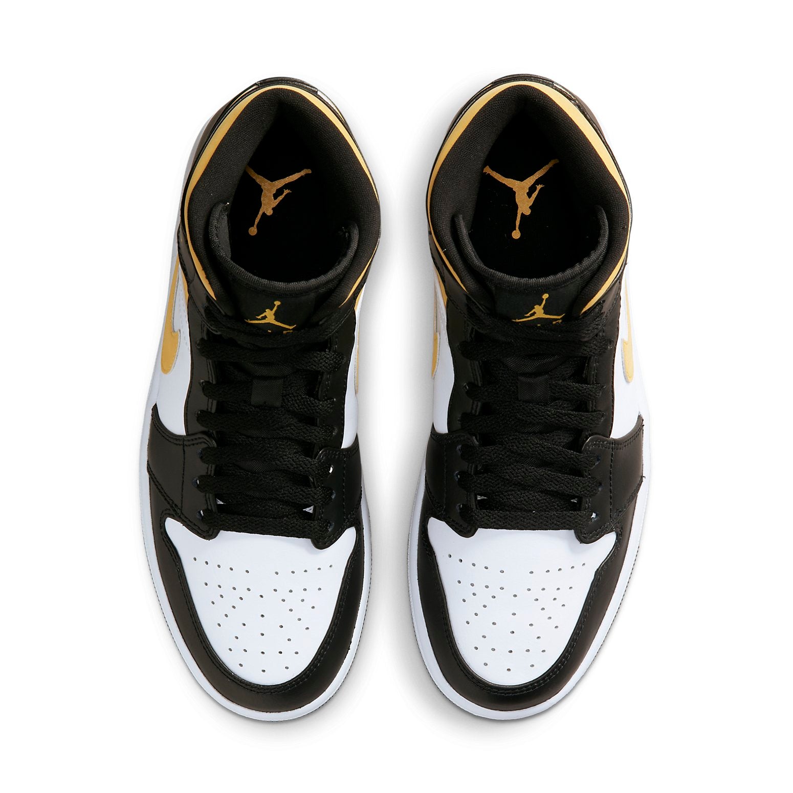 Air Jordan 1 Mid 'Black University Gold'