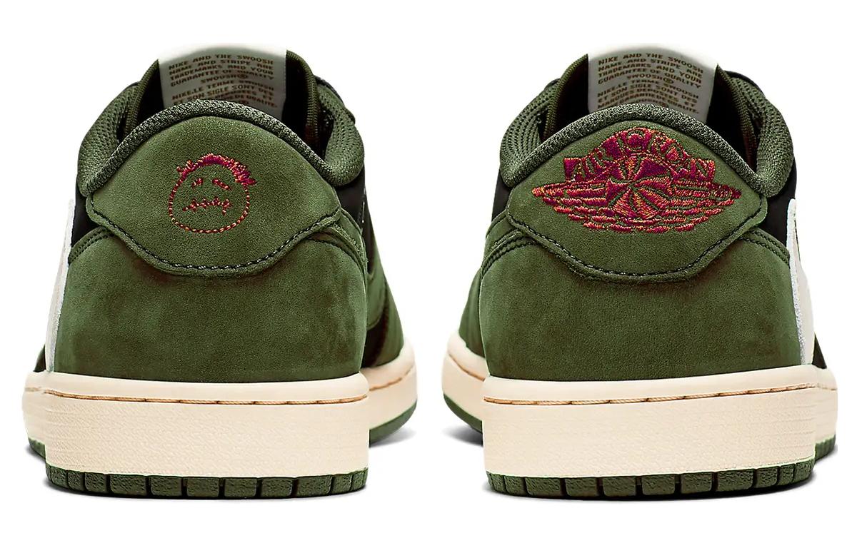 Air Jordan 1 Low OG x Travis Scott 'Olive Green'