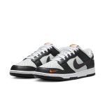 Nike Dunk Low 'Black Total Orange Mini Swoosh'