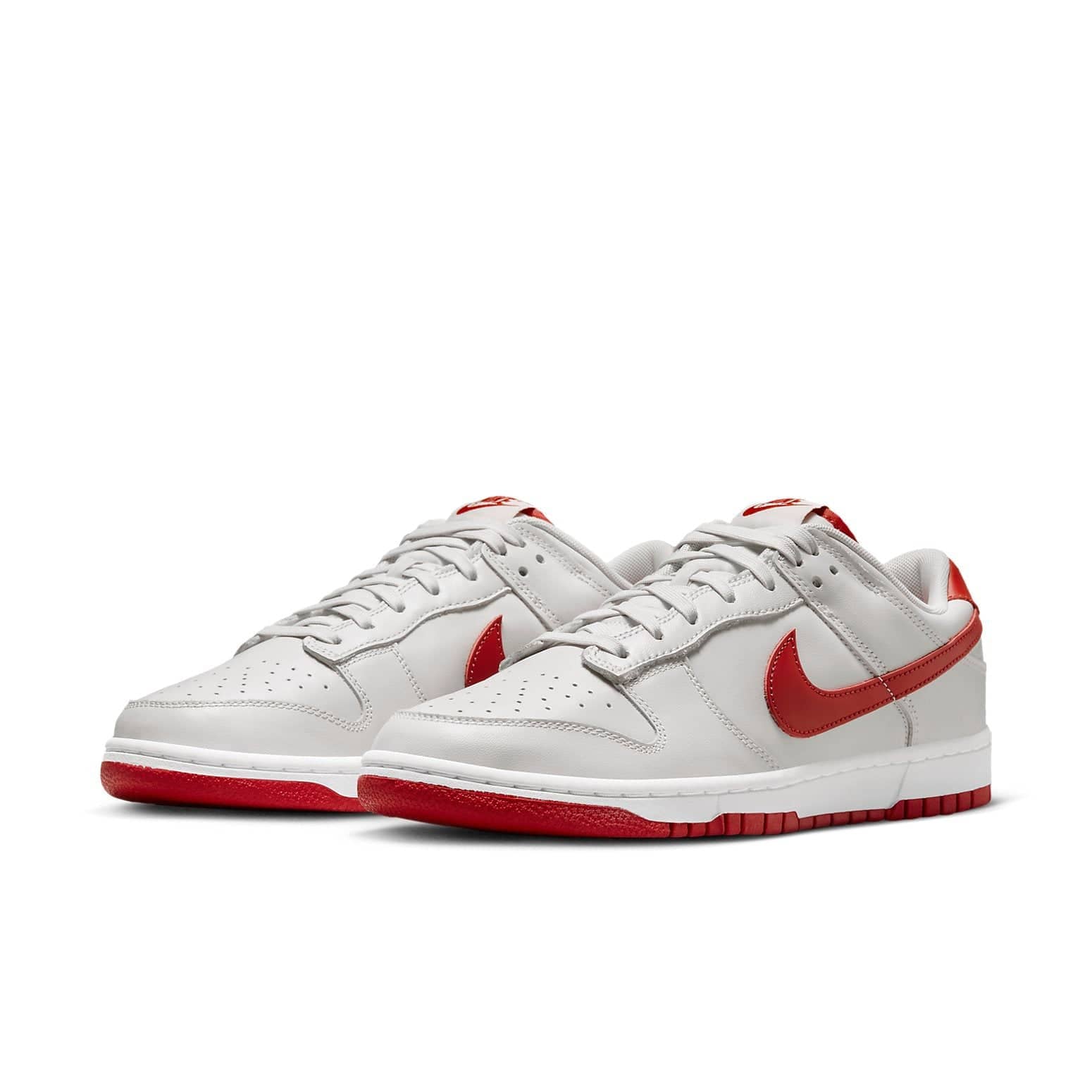 Nike Dunk Low 'Vast Grey Varsity Red'