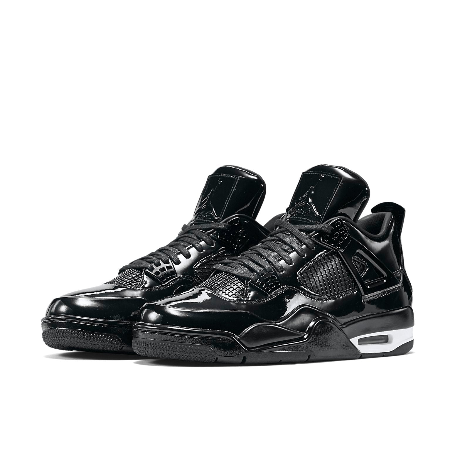 Air Jordan 4 Retro 11Lab4 'Black Patent Leather'