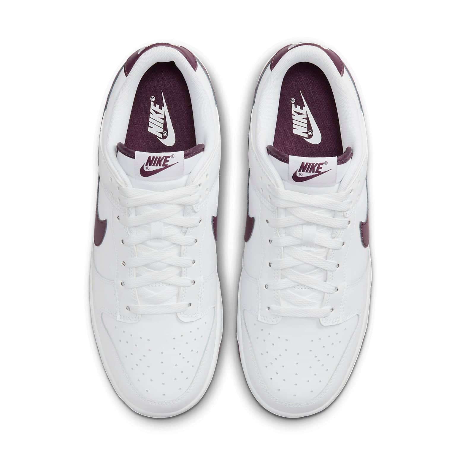 Nike Dunk Low Retro 'White Night Maroon'