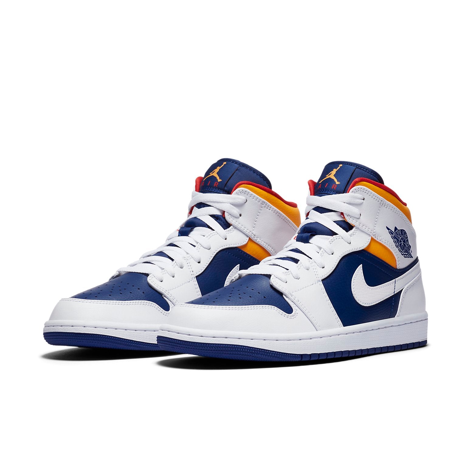 Air Jordan 1 Mid 'White Deep Royal Blue'