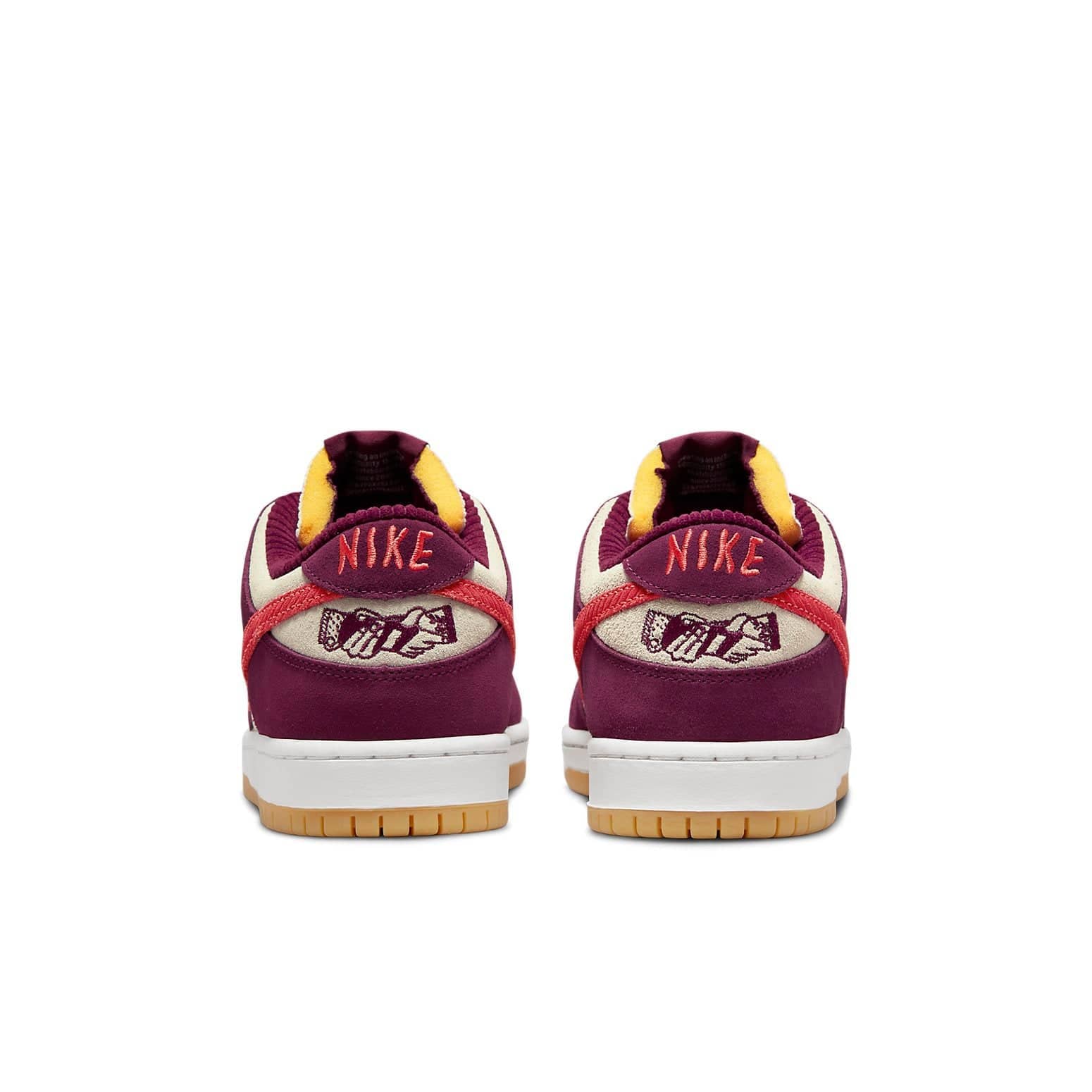 Nike SB Dunk Low 'Summit White Barely Rose University Red'