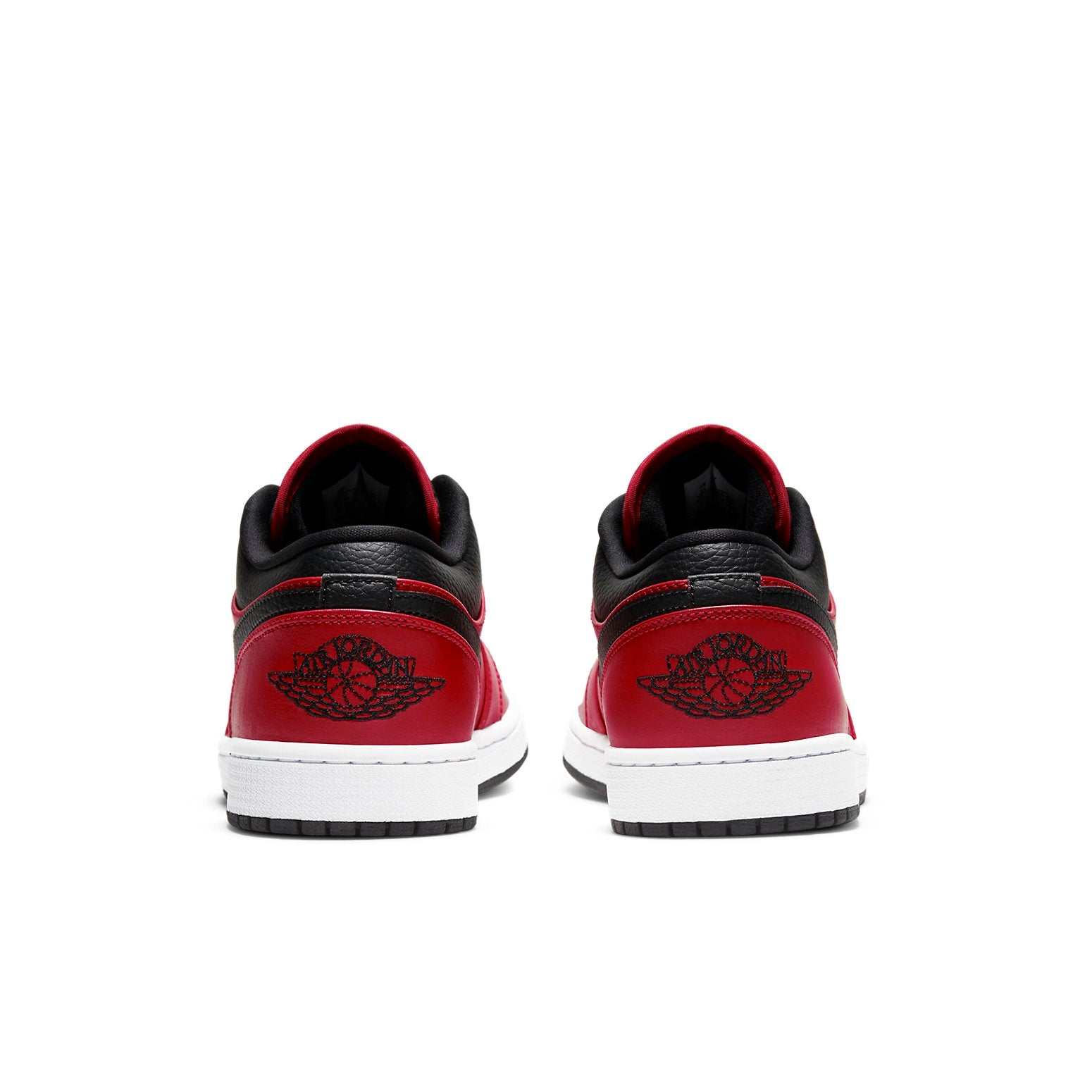 Air Jordan 1 Low 'Reverse Bred Pebbled Swoosh'
