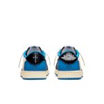 Air Jordan 1 Retro Low x Fragment Design x Travis Scott x 'Sail Black Military Blue'
