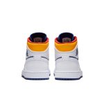 Air Jordan 1 Mid 'White Deep Royal Blue'