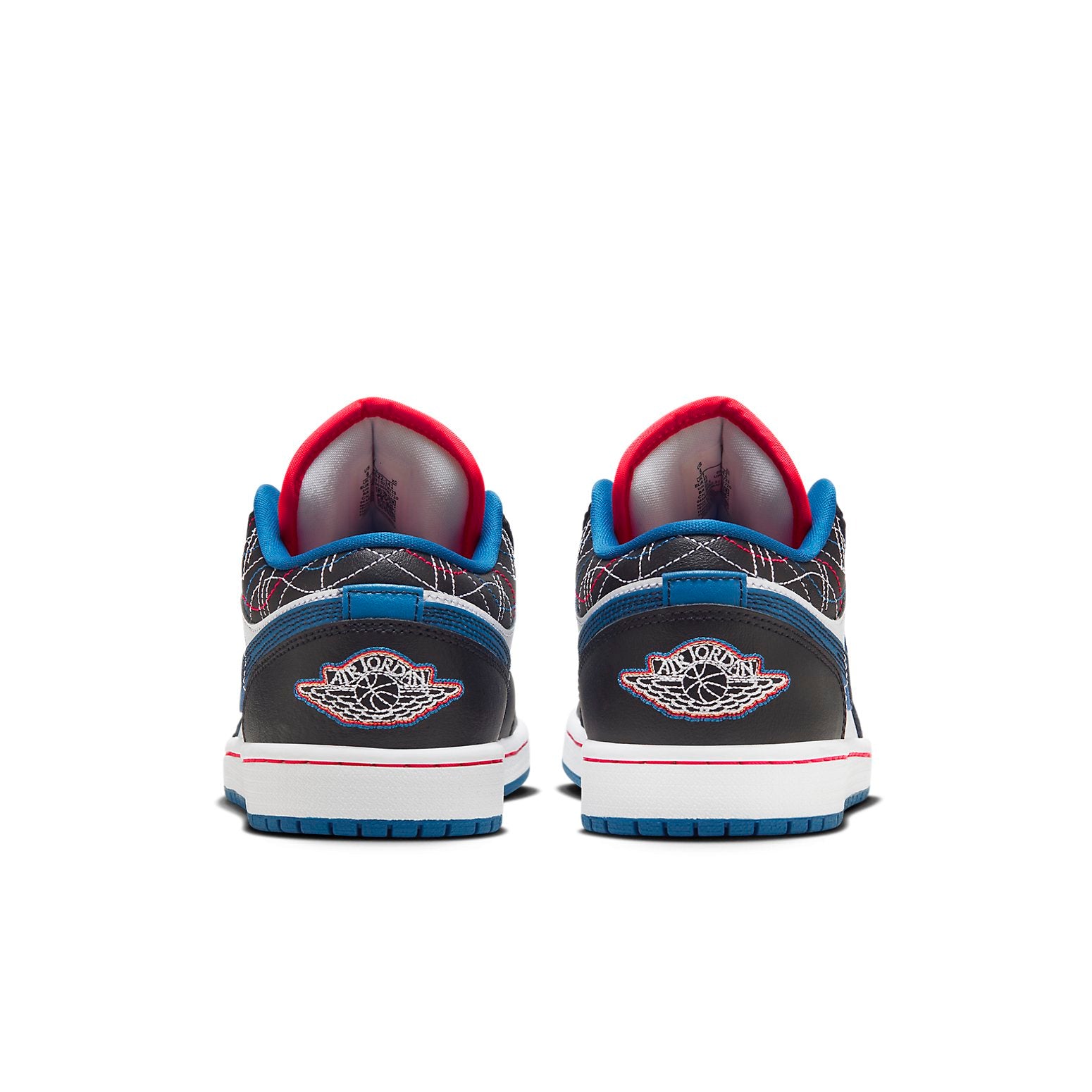 Air Jordan 1 Low 'White Industrial Blue Siren Red'
