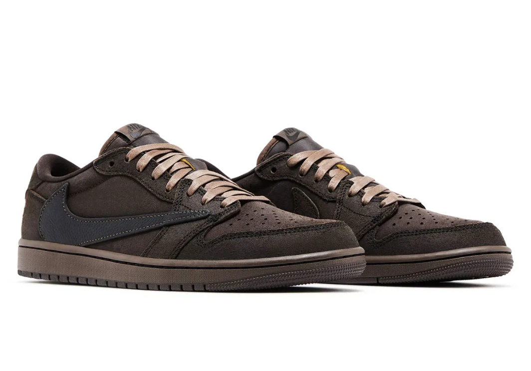 Air Jordan 1 Retro Low OG SP x Travis Scott 'Velvet Brown'