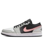 Air Jordan 1 Low 'Grey Fog Bleached Coral'