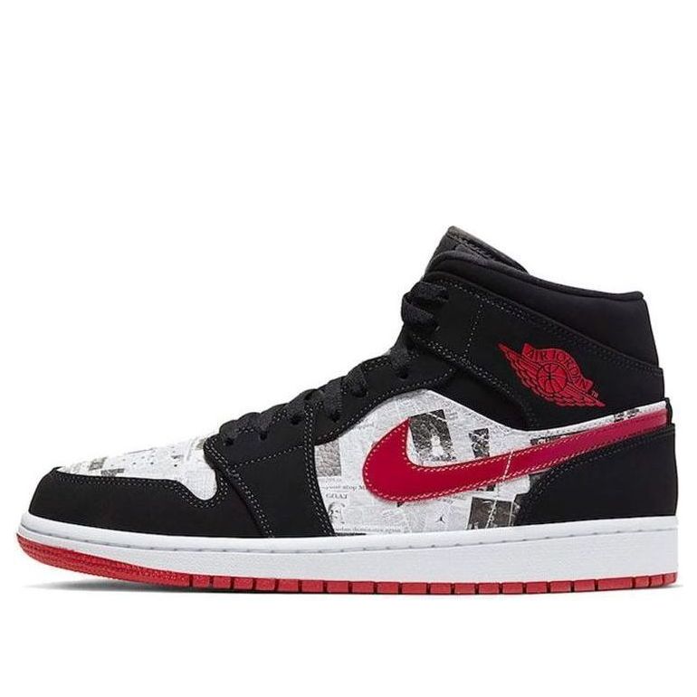 Air Jordan 1 Mid SE 'Newspaper Air Times'