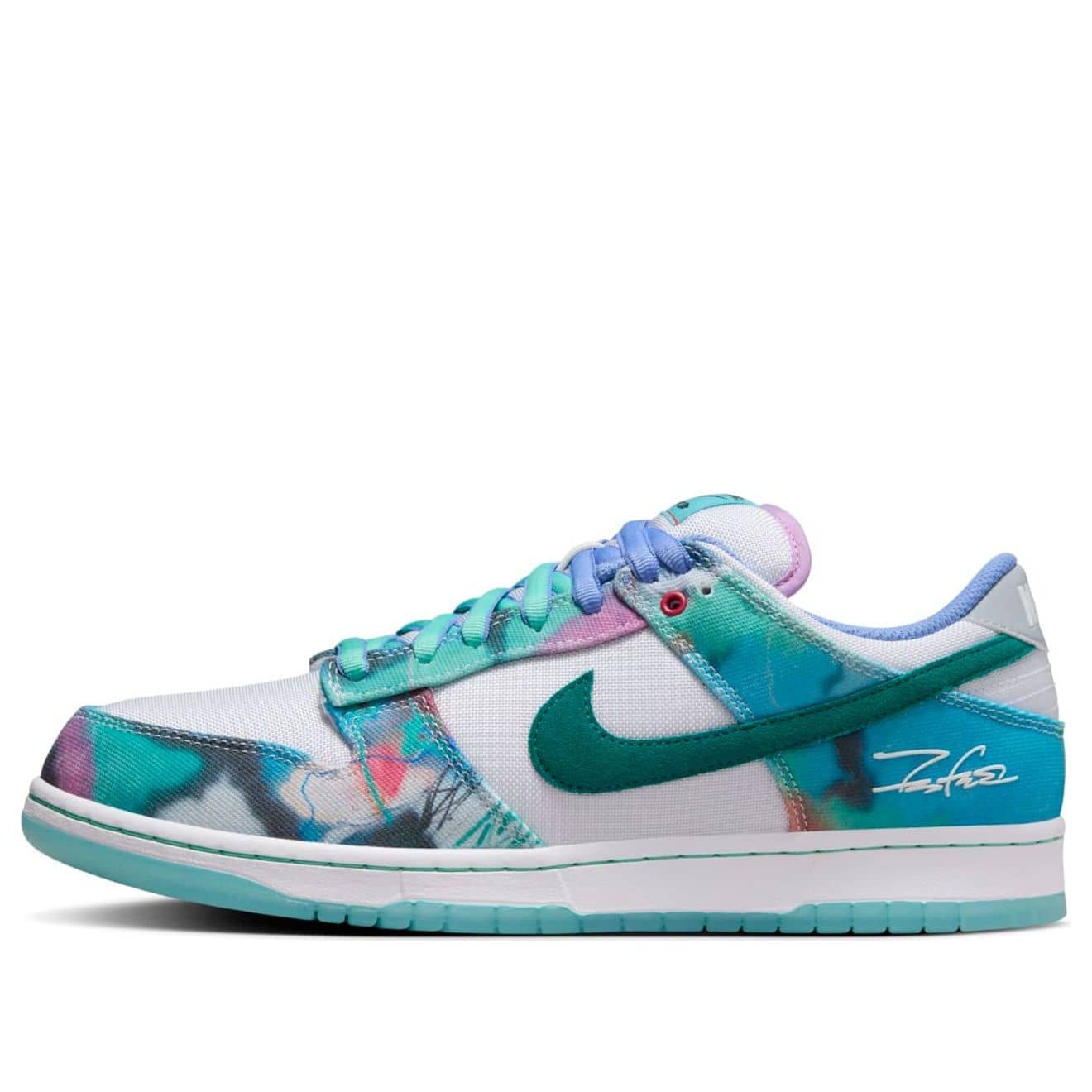 Nike x Futura Laboratories SB Dunk Low 'Bleached Aqua'