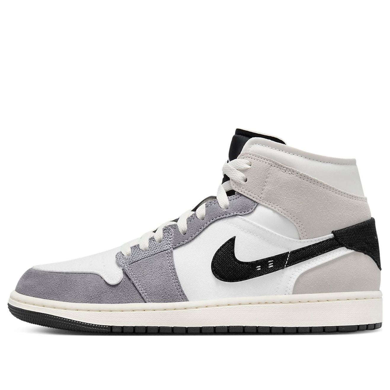 Air Jordan 1 Mid SE Craft 'Inside Out - Cement Grey'