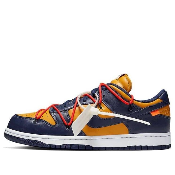 Nike x Off-White Dunk Low 'University Gold'