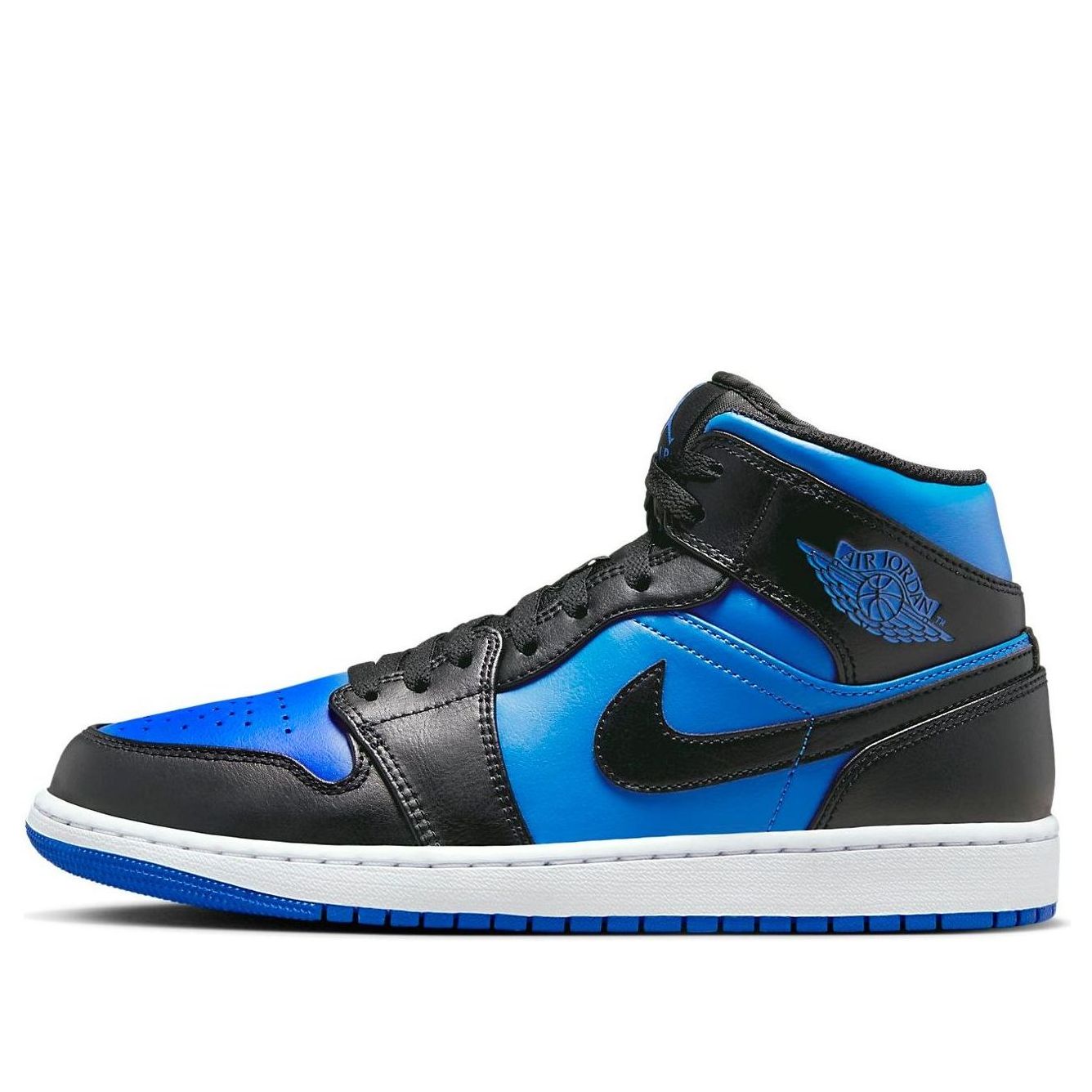 Air Jordan 1 Mid 'Black Varsity Royal'