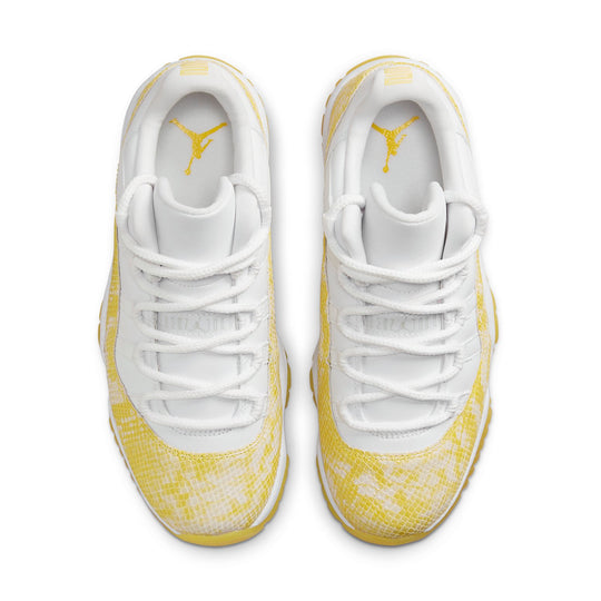(WMNS) Air Jordan 11 Retro Low 'Yellow Snakeskin'