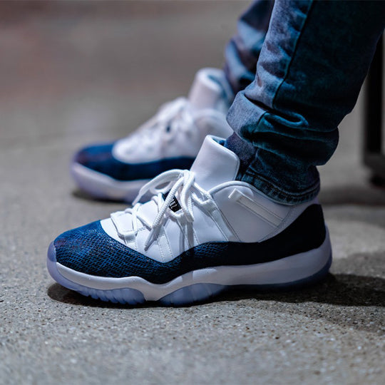 Air Jordan 11 Retro Low 'Navy Snakeskin' 2019