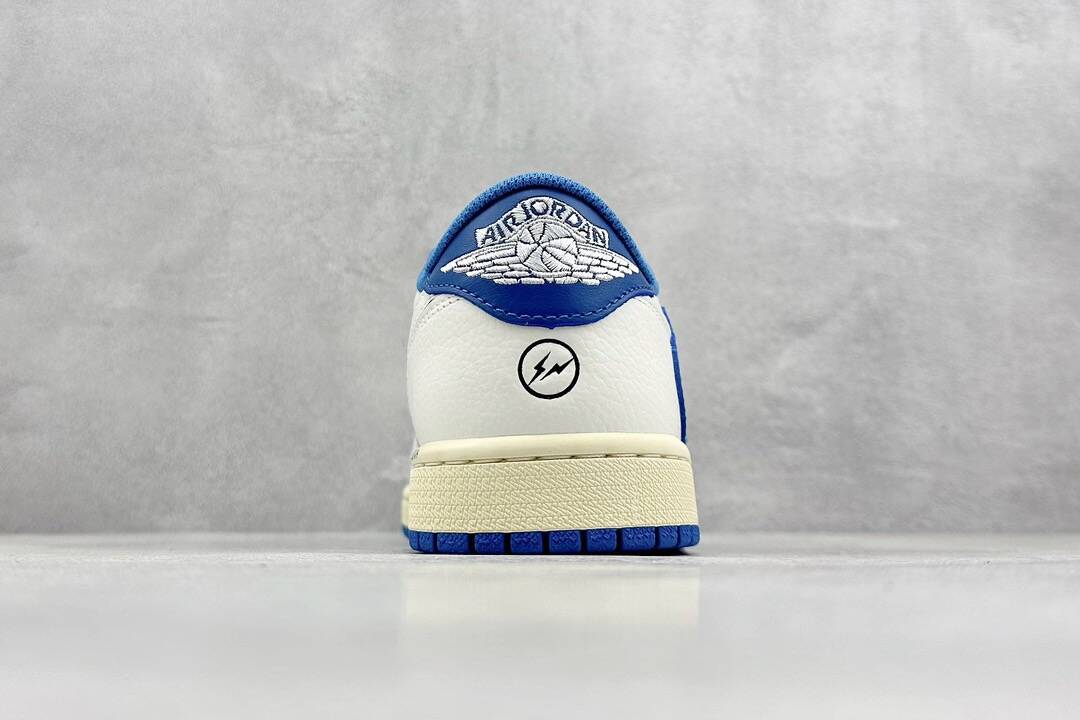 Air Jordan 1 Retro Low Og Sp Fragment X Travis Scott Sail Military Blue