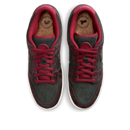 Nike x Riot Skateshop SB Dunk Low 'Mahogany Dark Beetroot' FZ1289-200